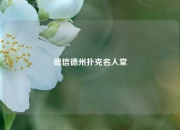 德信德州扑克名人堂