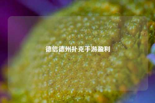 德信德州扑克手游盈利